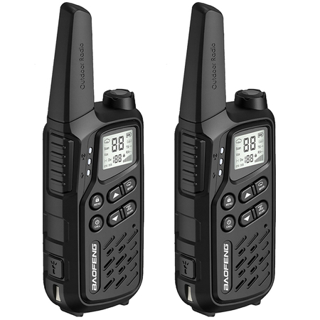 Radiotelefon Baofeng Bf E Twin Pack Czarny